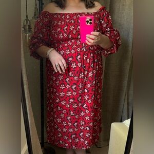 Who, What, Wear x Target Smocked Dress